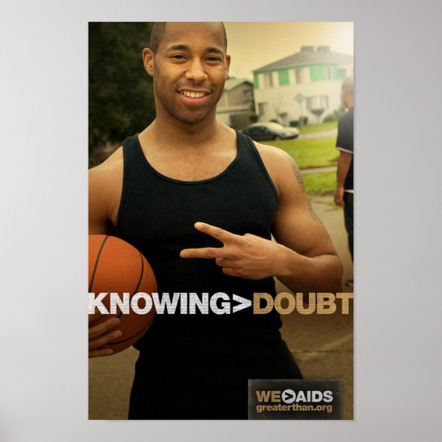 Knowing > Doubt Basketball Poster (Front)