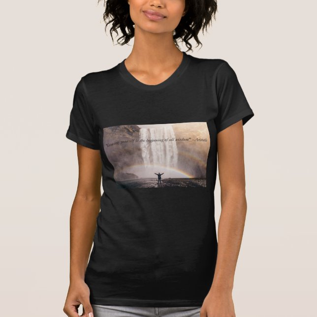 Knowing Yourself Quote - Womens T-Shirt (Front)