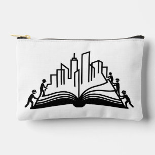 Knowledge builds cities book  accessory pouch