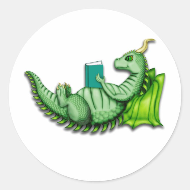 Knowledge Classic Round Sticker (Front)