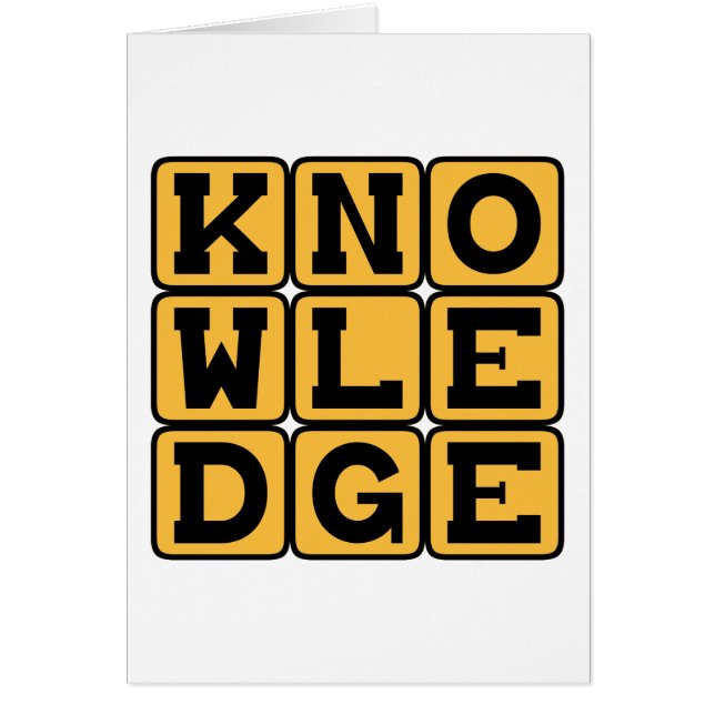 Knowledge, Educated Wisdom (Front)