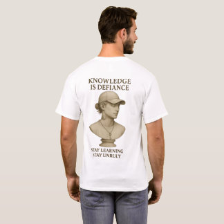 Knowledge Is Defiance – Learn, Rebel, Repeat T-Shirt