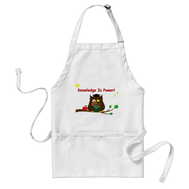 Knowledge Is Power! Standard Apron (Front)