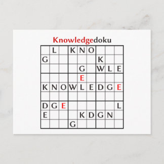 knowledgedoku postcard