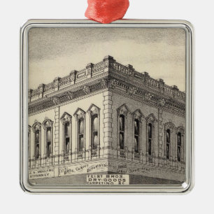 Knox block, San Jose Metal Ornament