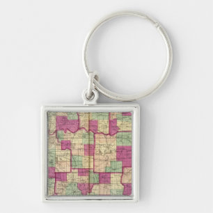 Knox County and Daviess County Keychain