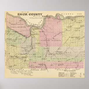 Knox County, Nebraska Poster