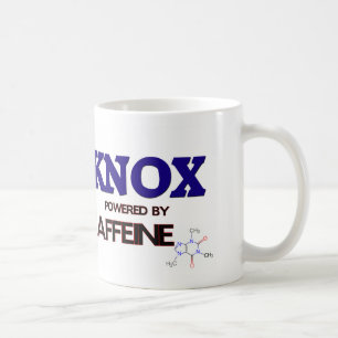 Knox powered by caffeine coffee mug