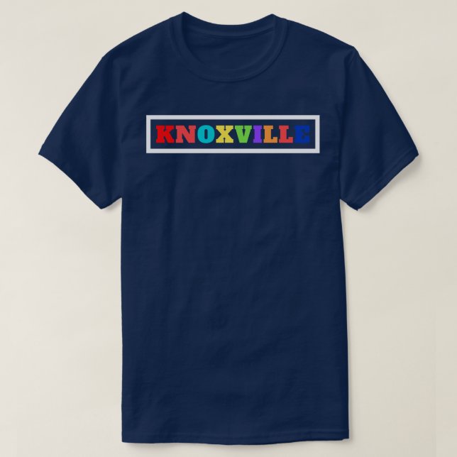 Knoxville Rainbow T-Shirt (Design Front)