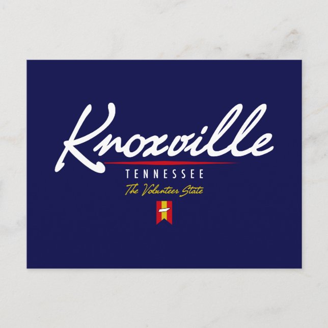 Knoxville Script Postcard (Front)
