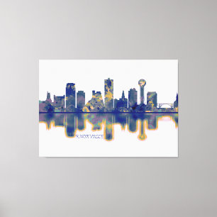 Knoxville Skyline Canvas Print