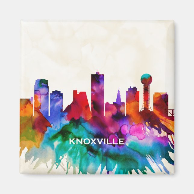 Knoxville Skyline Magnet (Front)