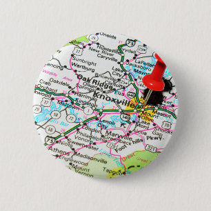 Knoxville, Tennessee 2 Inch Round Button