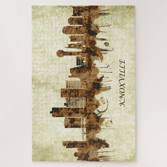 Knoxville Tennessee Cityscape Jigsaw Puzzle (Vertical)