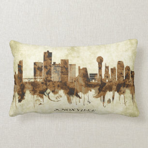 Knoxville Tennessee Cityscape Lumbar Pillow