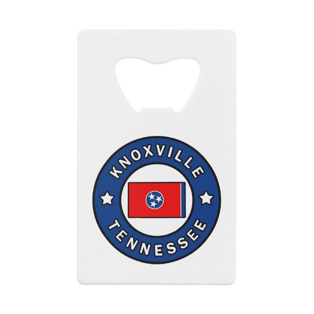 Knoxville Tennessee Credit Card Bottle Opener (Front)