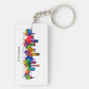Knoxville Tennessee Skyline Keychain