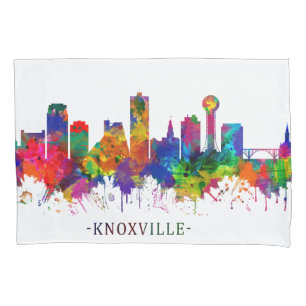 Knoxville Tennessee Skyline Pillowcase