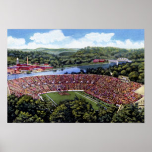 Knoxville Tennessee Stadium Poster