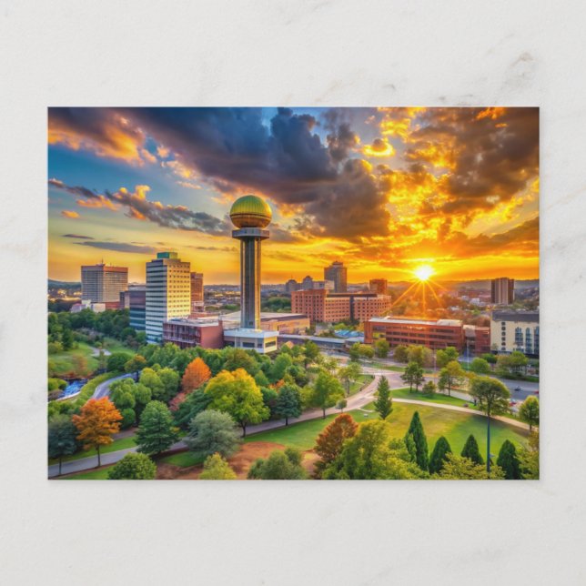 Knoxville, Tennessee , Sunset Postcard (Front)