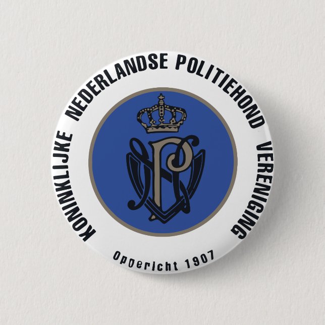 KNPV 2 INCH ROUND BUTTON (Front)