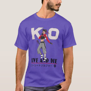KO Live and Die anime family T-Shirt