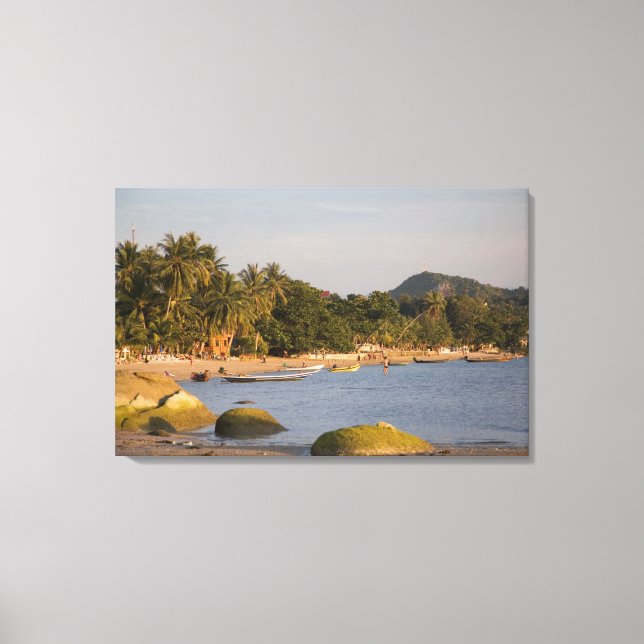 Ko Phangan, Thailand. Outside the hectic island Canvas Print (Front)