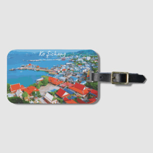 Ko Sichang, Thailand - Vibrant Harbour View Luggage Tag