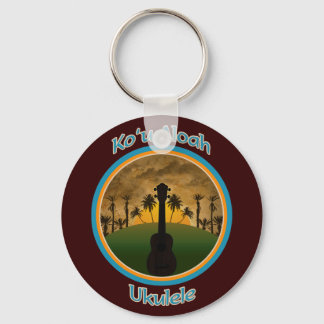 Ko`u Aloah Ukulele Keychain