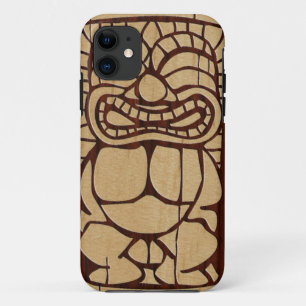 Koa Wood Tiki Ailani Surfboard iPhone 5 Cases