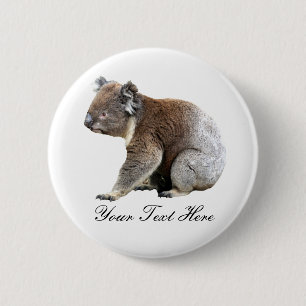 Koala 2 Inch Round Button