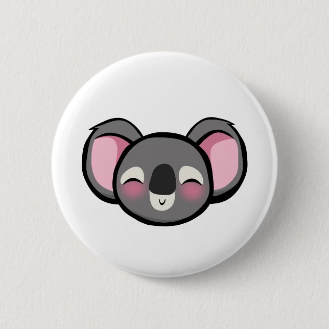 Koala 2 Inch Round Button (Front)