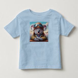 Koala Airplane Pilot Toddler T-shirt