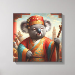 Koala Ancient China Canvas Print
