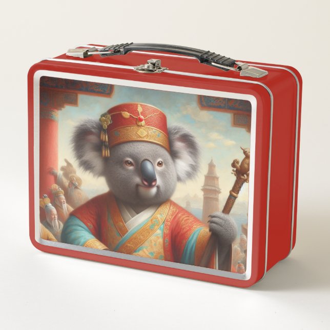 Koala Ancient China Metal Lunch Box (Front)