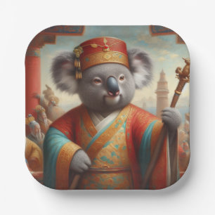 Koala Ancient China Paper Plate