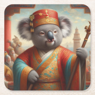 Koala Ancient China Square Paper Coaster
