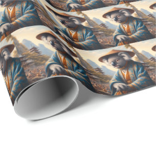 Koala Ancient Japan Wrapping Paper