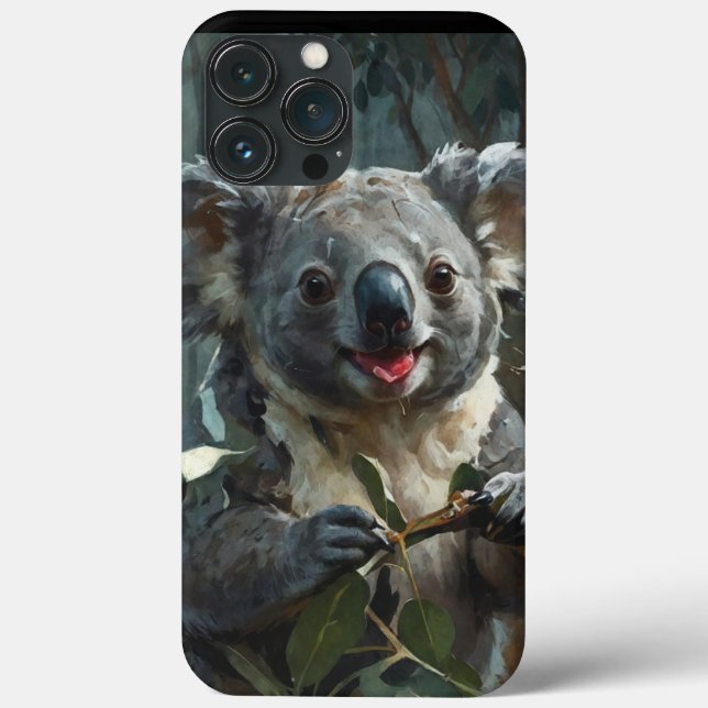Koala and Eucalypts Case-Mate iPhone Case (Back)