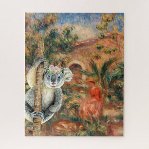 Koala and Renoir's Farmhouse  Jigsaw Puzzle