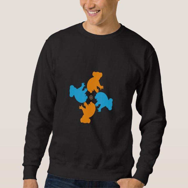 Koala Animal Mandala Pattern Sweatshirt (Front)