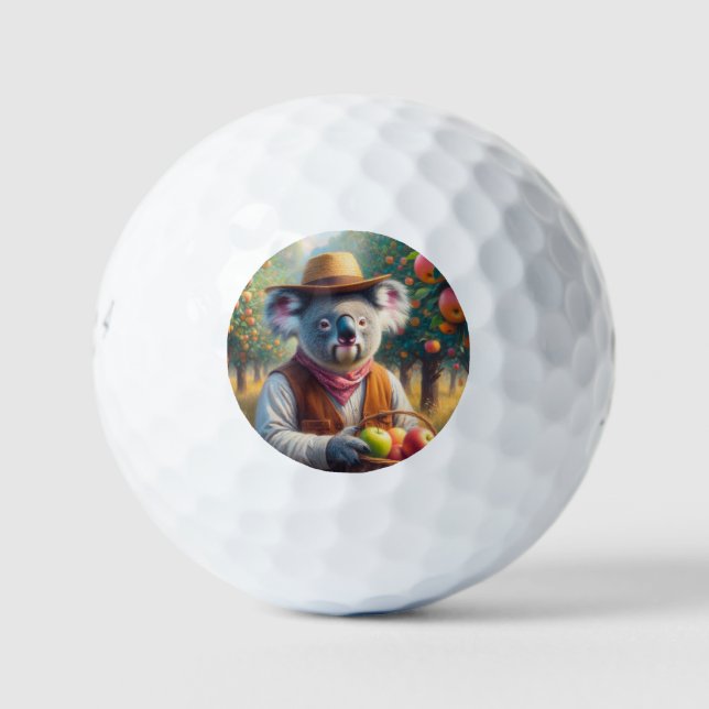Koala Apple Orchard Golf Balls (Front)