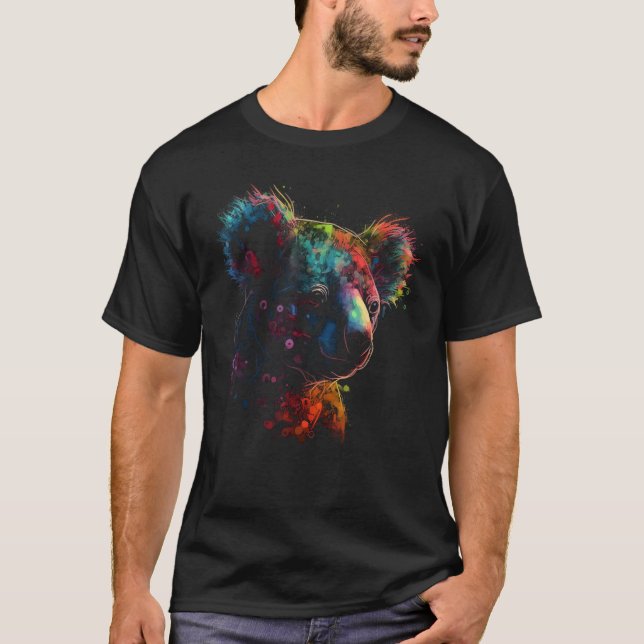 Koala Artwork  Animal Koala 5 T-Shirt (Front)