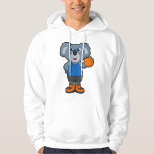 Koala as Basketball player with Basketball Hoodie