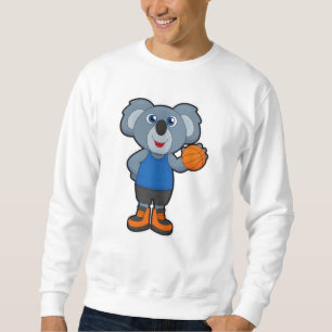 Koala as Basketball player with Basketball Sweatshirt