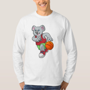 Koala at Basketball Sports T-Shirt