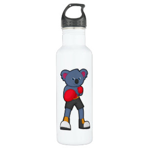 Koala at Boxing with Boxing gloves 710 Ml Water Bottle