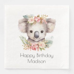 Koala Australia Personalized Napkin