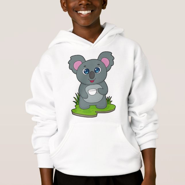 Koala avec tasse de café (Devant)