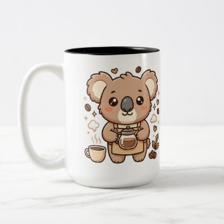 Koala Barista Coffee Mug Two Tone